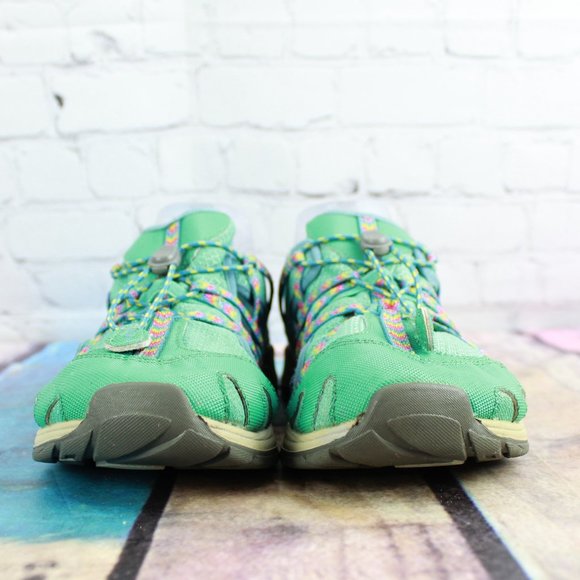 Chaco Marine Green Mesh Outcross Water Outdoor Sneakers Shoes Size 6 - Picture 4 of 9